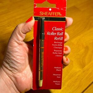 New Sheaffer Classic Roller Ball Refill Medium Black Pen refill No Nonsense USA